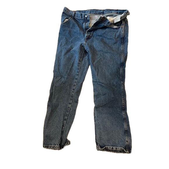 Rustler Straight Leg Blue Jeans Mens 36x29 - Picture 1 of 4